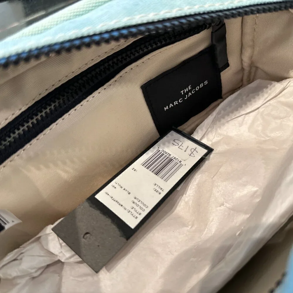 NWT！Marc Jacobs The Camera Bag -Tie dye Blue -canvas